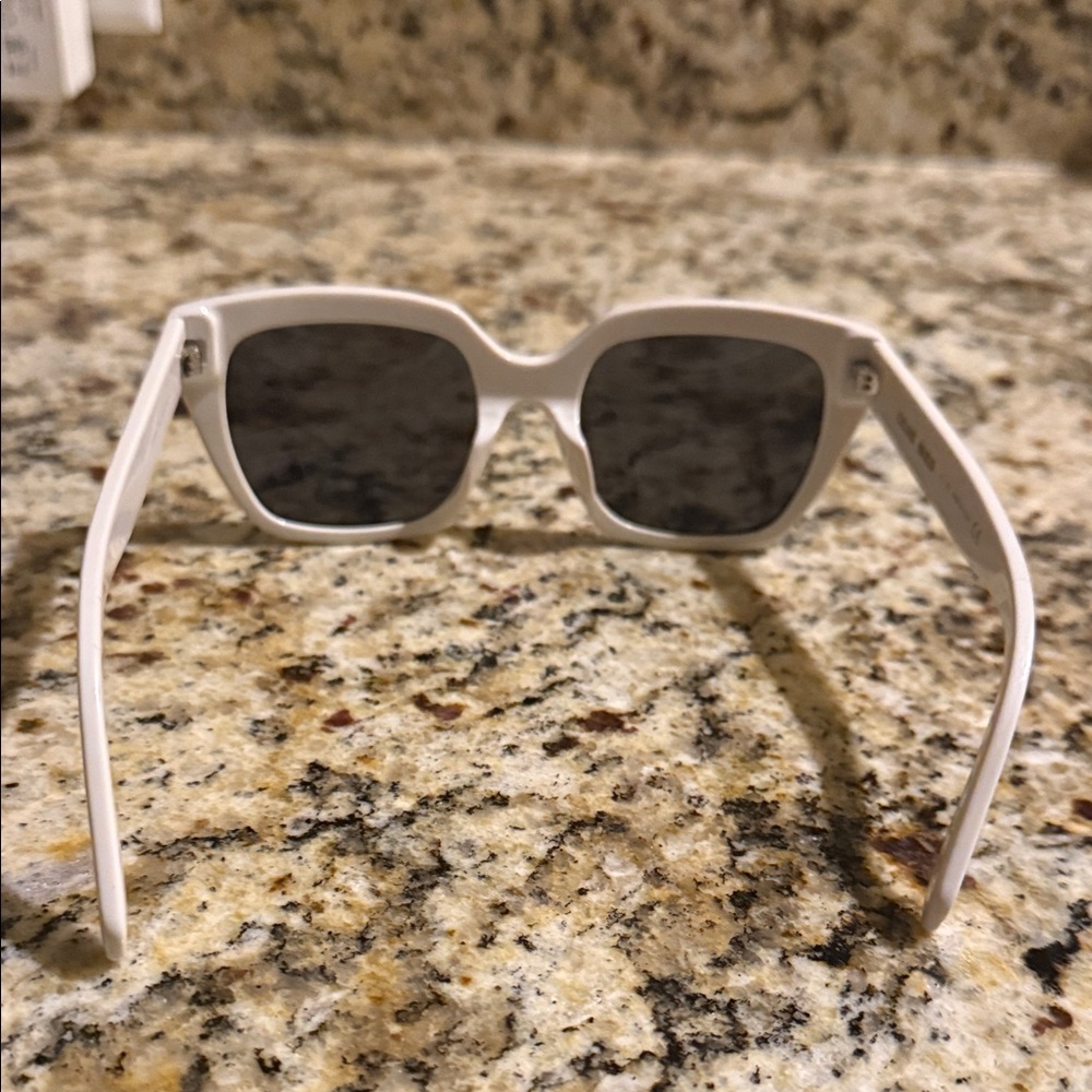 Authentic Celine White and Black Sunglasses - Picture 8 of 8